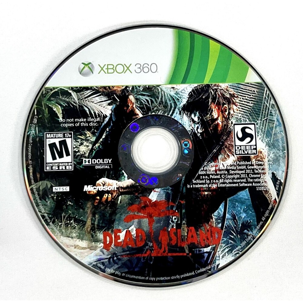 Dead Island Microsoft Xbox 360 Deep Silver 2011 Disc Only Tested